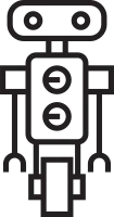 Cartoon Robot Avatar