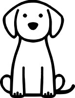 Dog line art