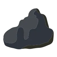 Tropical aquarium doodle - Rocks
