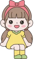 리본머리띠 여자아이