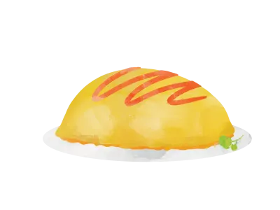 Omelette rice