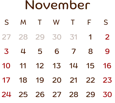 November