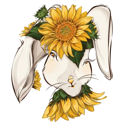 C_FlowerRabbit_Sunflower