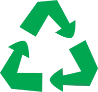 Recycling symbol icon