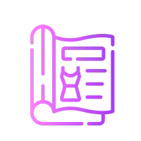 magazine Line Gradient icon 