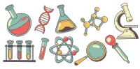 science education draw illustration
