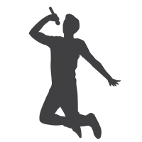 Singer Pose Silhouette