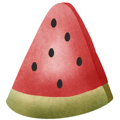 Watermelon watercolor