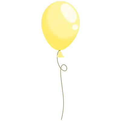 Balloon-plain-yellow