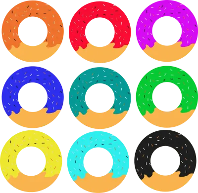 Donut Set color