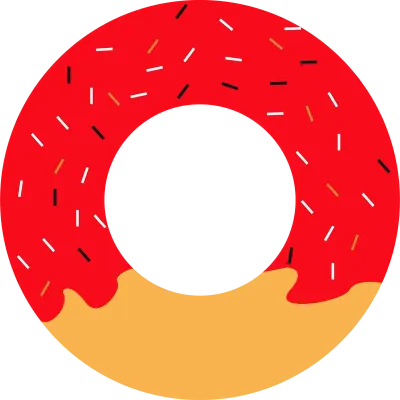 colorful of donut
