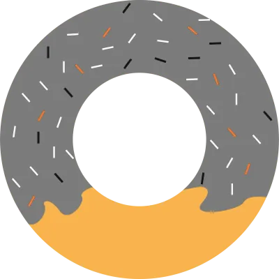 colorful of donut