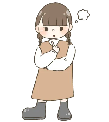 thinking girl