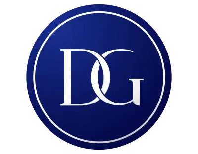 Luxury Initial Letters D and G Logos Designs