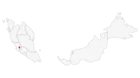 Map of Malaysia.