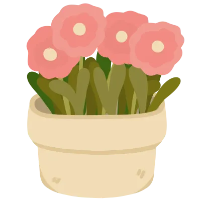 Flowers in a pot