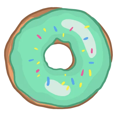 Cute donut