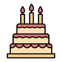 BirthdayCake Color icon
