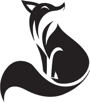 Rustic fox icon design vector