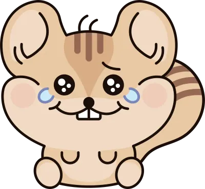 귀여운 다람쥐 캐릭터
