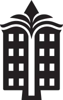 Black Excellence Apartment Building Logo Design Architectural Charm Apartment Building Vector Icon