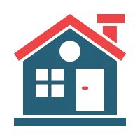 House Glyph Two Color