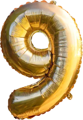 숫자 노란 풍선 축하파티 생일 1,2,3,4,5,6,7,8,9 기념식