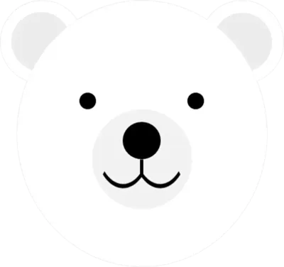 북극곰 얼굴