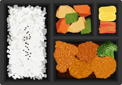 치킨 도시락