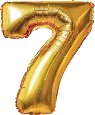 숫자 노란 풍선 축하파티 생일 1,2,3,4,5,6,7,8,9 기념식