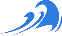 Wave design elements curved lines decoration