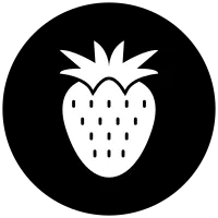 Strawberry Glyph Circle Inverted