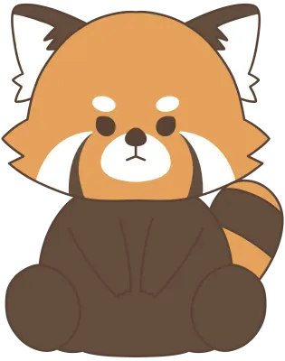 Red panda,Sitting