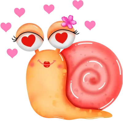 Lady Snail in Valentine 