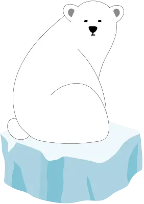 빙하-북극곰
