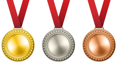 Medals Set Transparent PNG