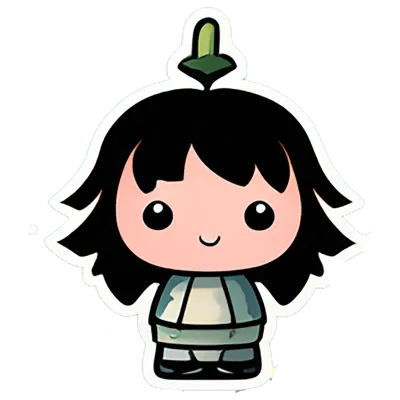 Boy and Girl Cute Sticker