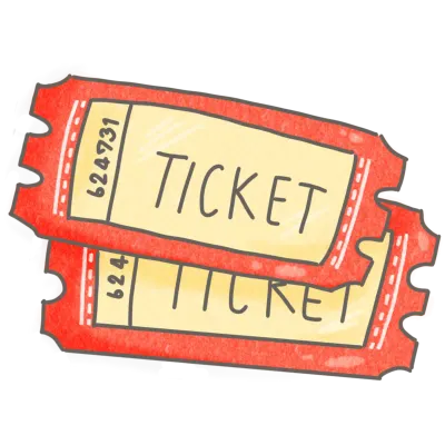 Tickets cartoon