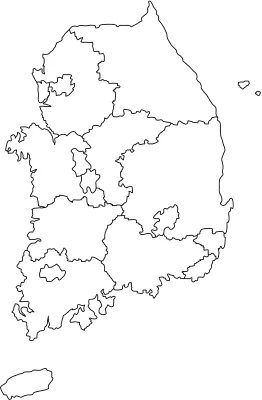 대한민국지도