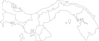 Panama map. Map of Panama