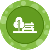 Park Vector Icon
