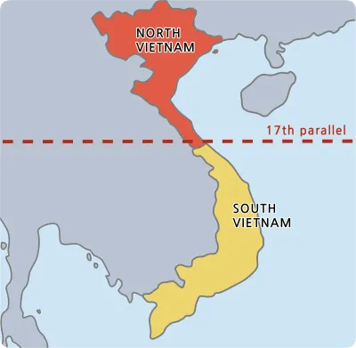 베트남 분단 지도