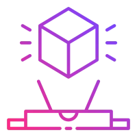 Hologram Technology Icon