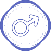 Male Sign Vector Icon