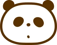 Panda face icon