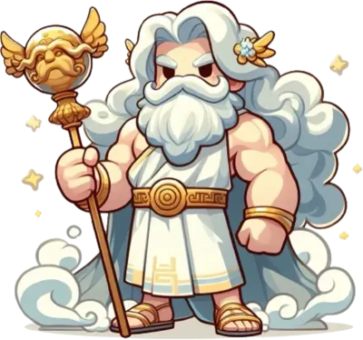 번개 신 제우스 올림푸스 그리스로마 신