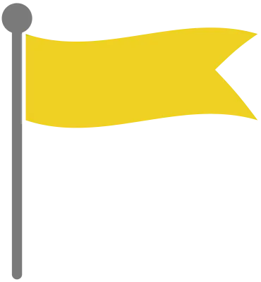 Text frames and icons of flags fluttering in the wind.
