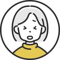 Middle-aged female face icon