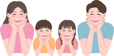 가정의 달 화목한 가족