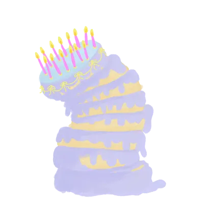 Sleeping beauty birthday cake